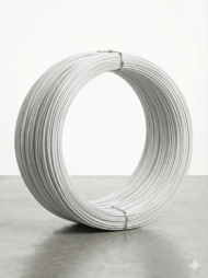 Beyaz PVC Kaplı Tel 2,50 mm ( Yapay Çiçek Teli )