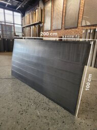 Delik Çapı Ø2,00 mm Siyah Sac 1000x2000x2,00 mm