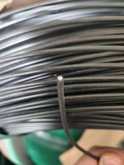 Siyah PVC Kaplı Tel 3,00 mm ( Yapay Çiçek Teli ) - Görsel 5