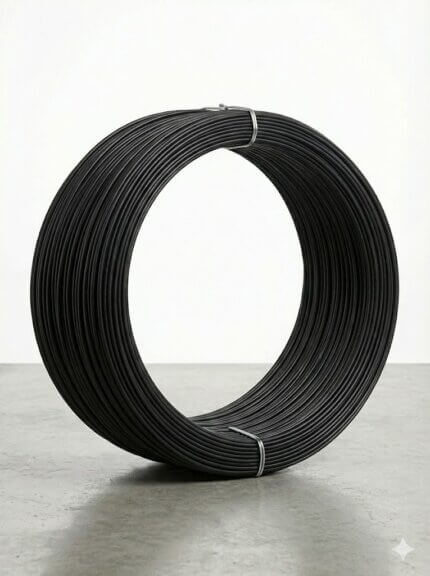 Siyah PVC Kaplı Tel 3,00 mm ( Yapay Çiçek Teli ) - Görsel 3